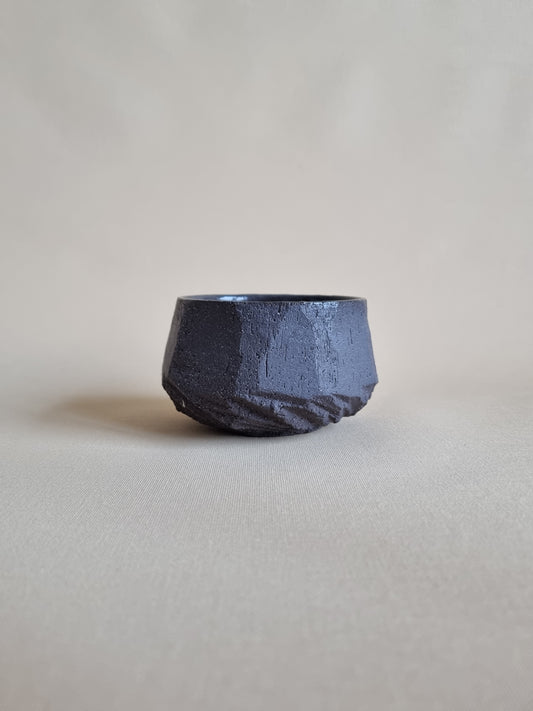 Kurinuki cup: Charcoal #06