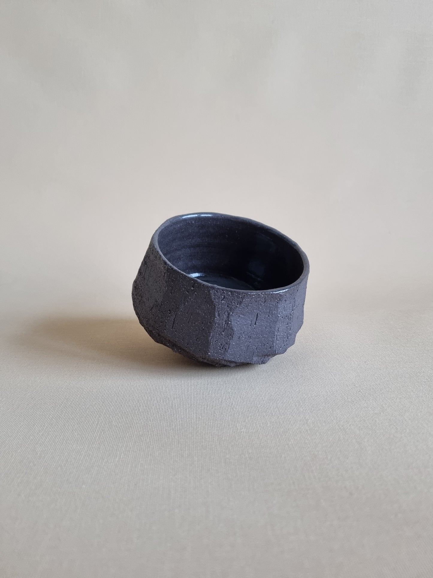 Kurinuki cup: Charcoal #06