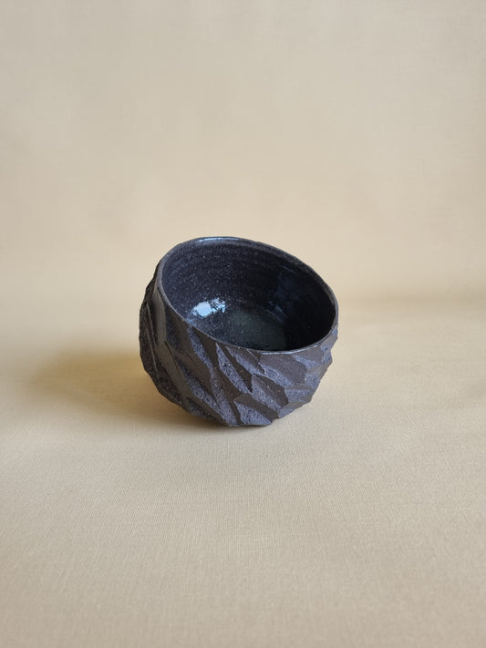 Kurinuki cup: Charcoal #01