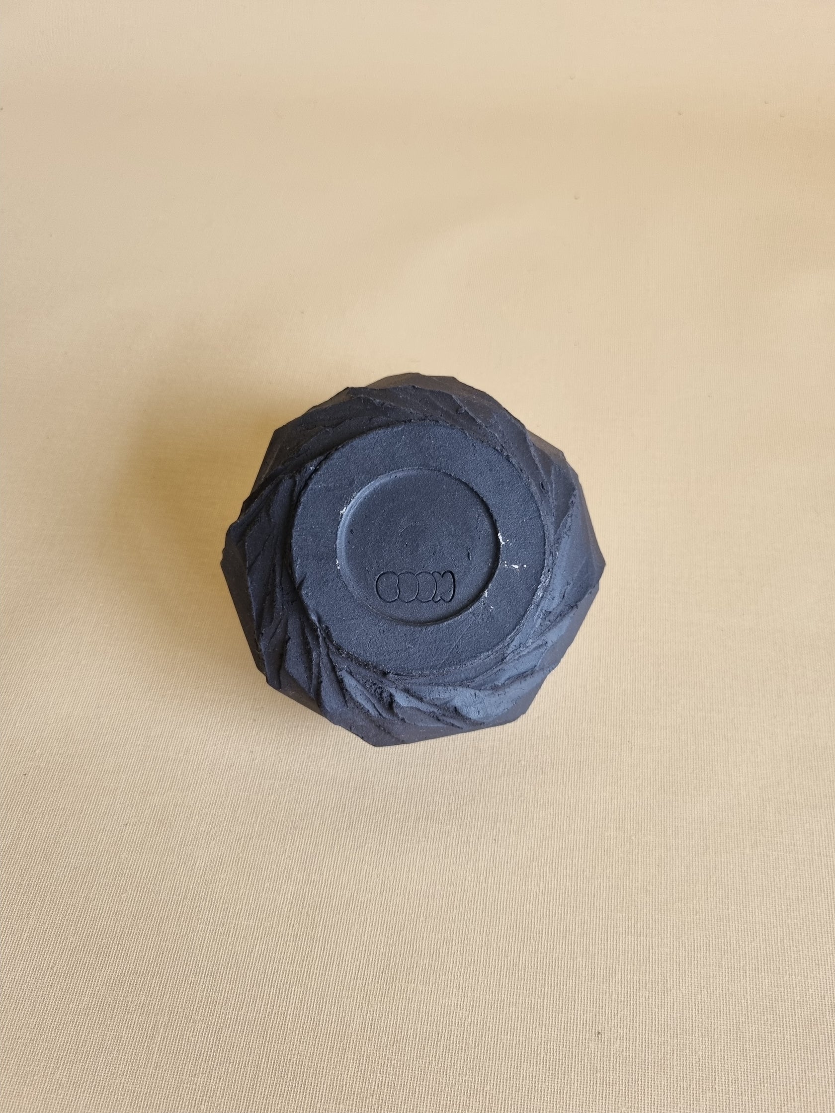 Kurinuki cup: Obsidian #11