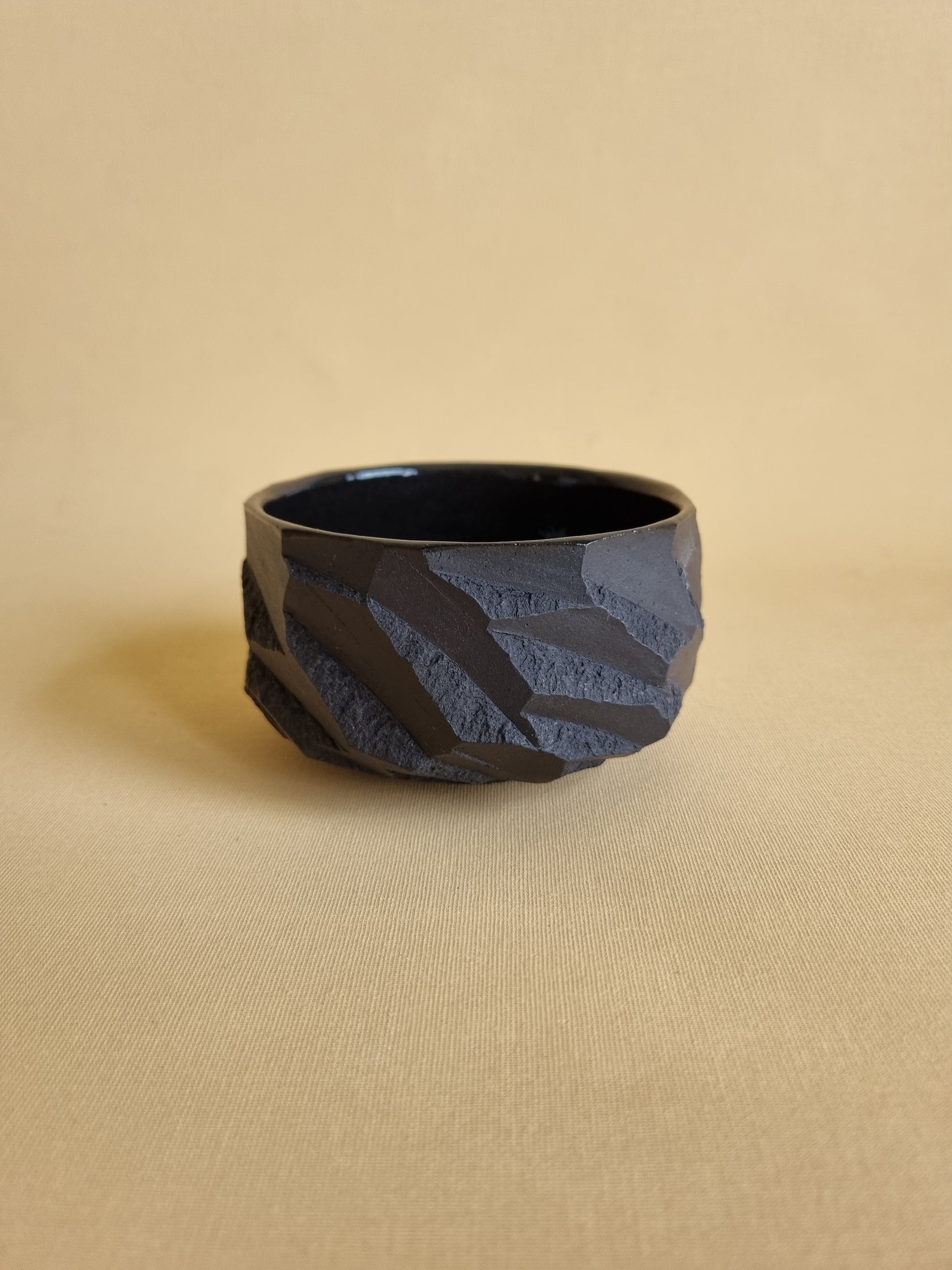 Kurinuki cup: Obsidian #03