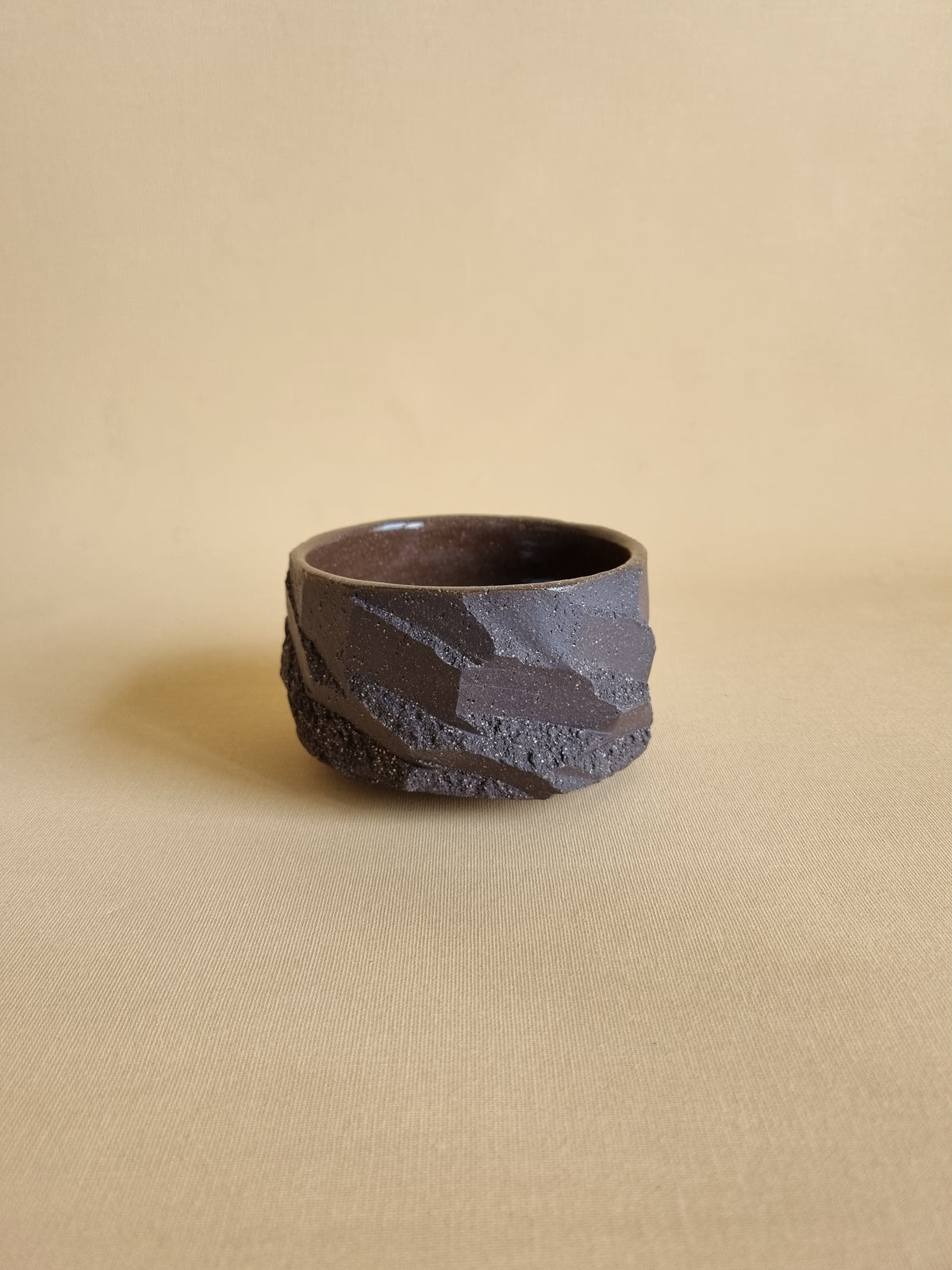 Kurinuki cup: Charcoal #04