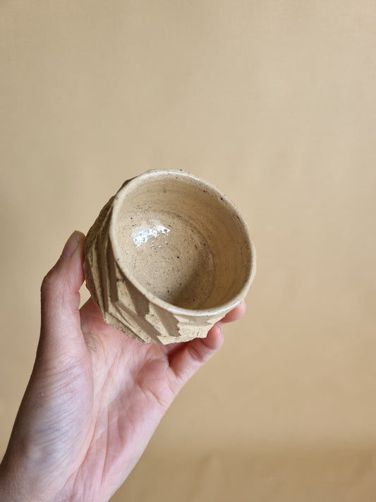 Kurinuki cup: Cashew #12