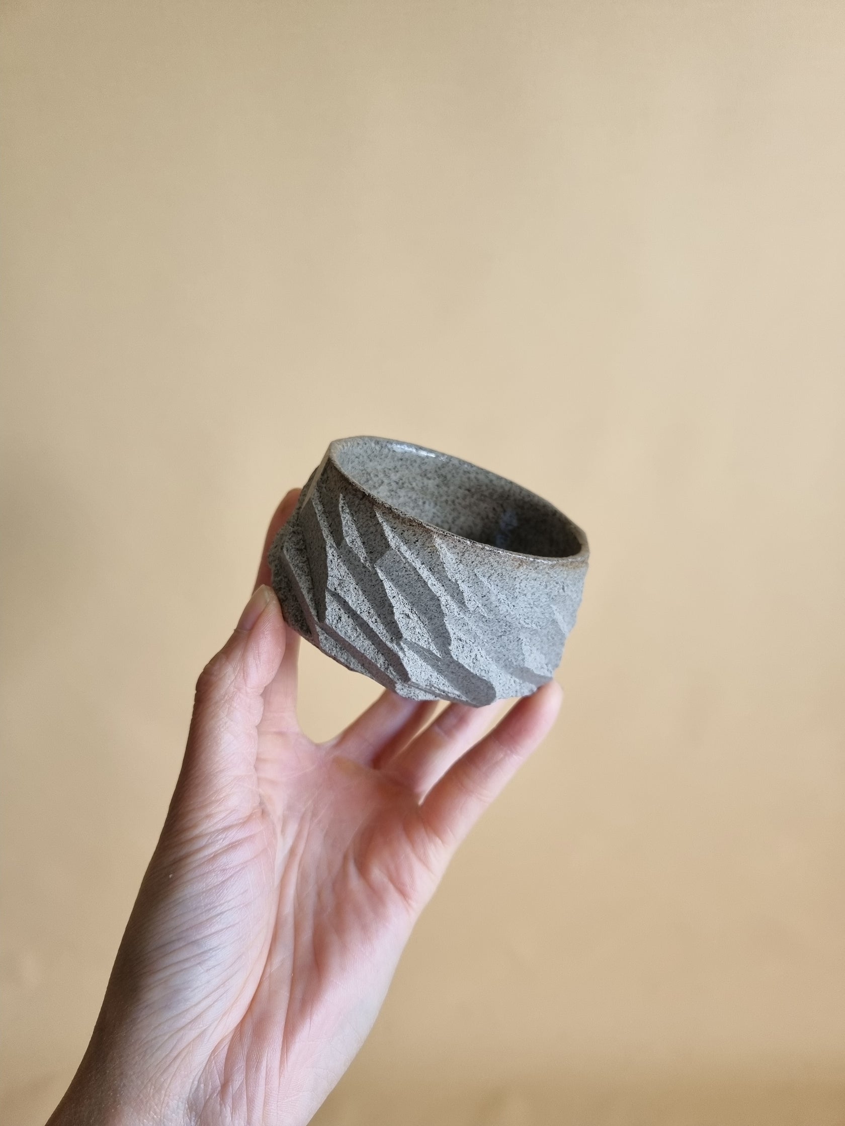 Kurinuki cup: Stone #15