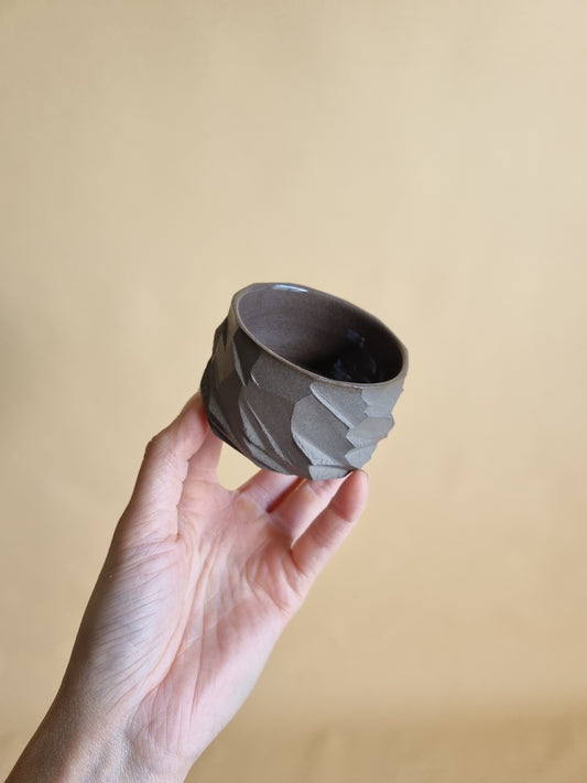Kurinuki cup: Warm Grey #01