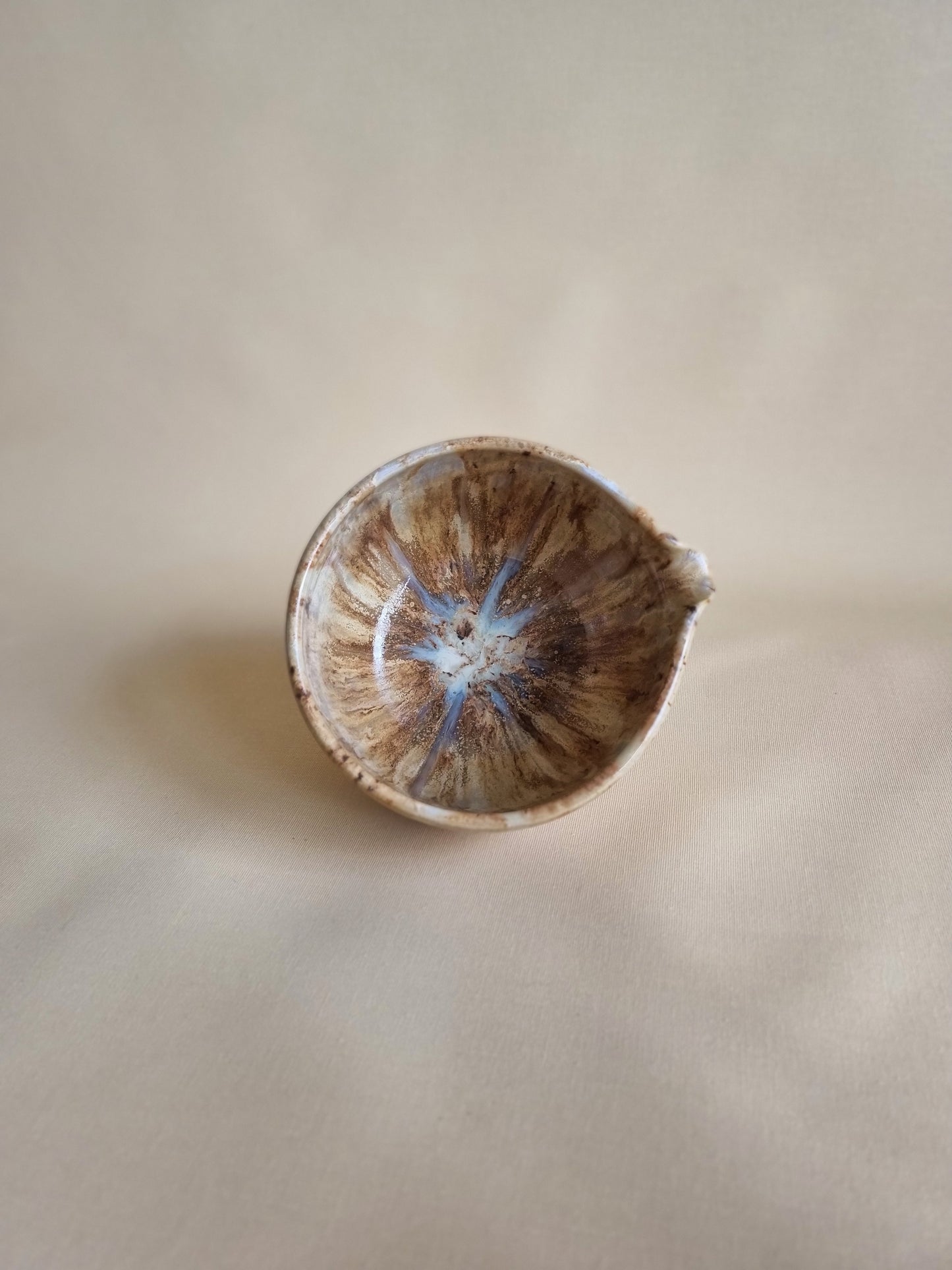 Matcha bowl: Gold Wood