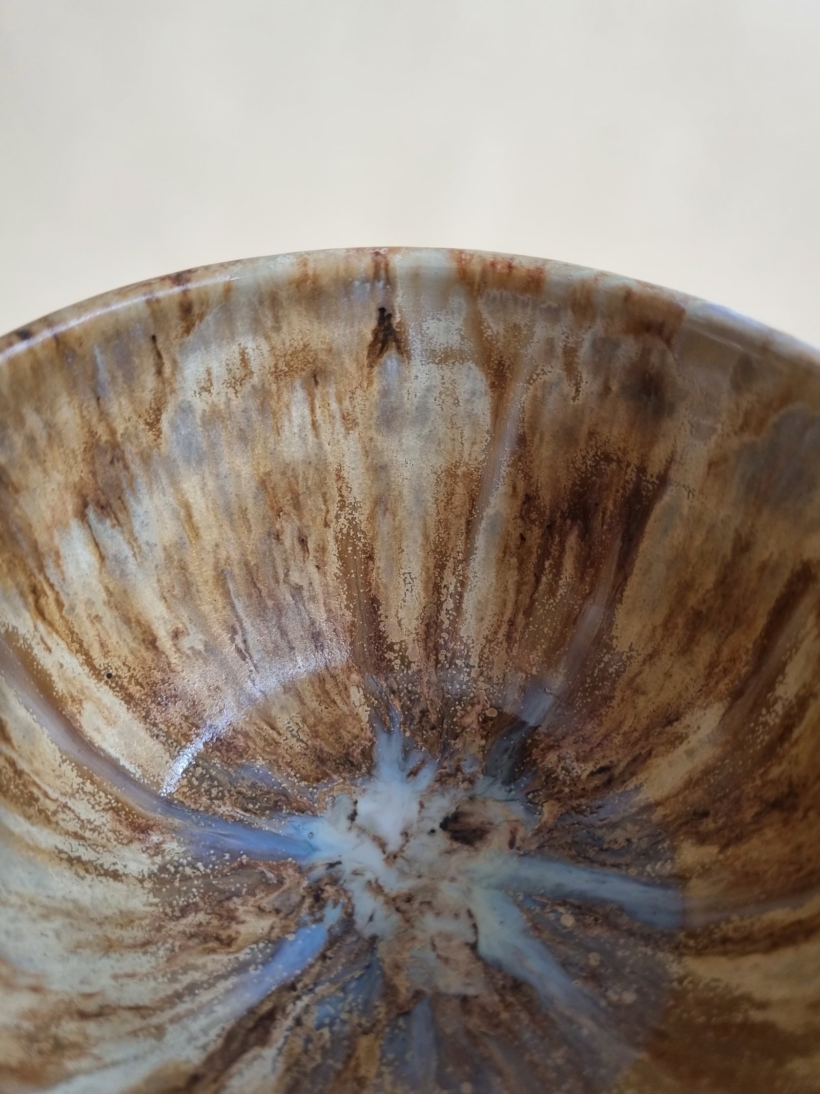 Matcha bowl: Gold Wood
