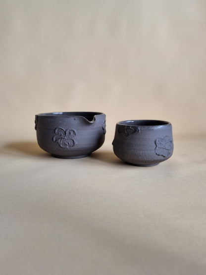 Bowl set: Floral Stone