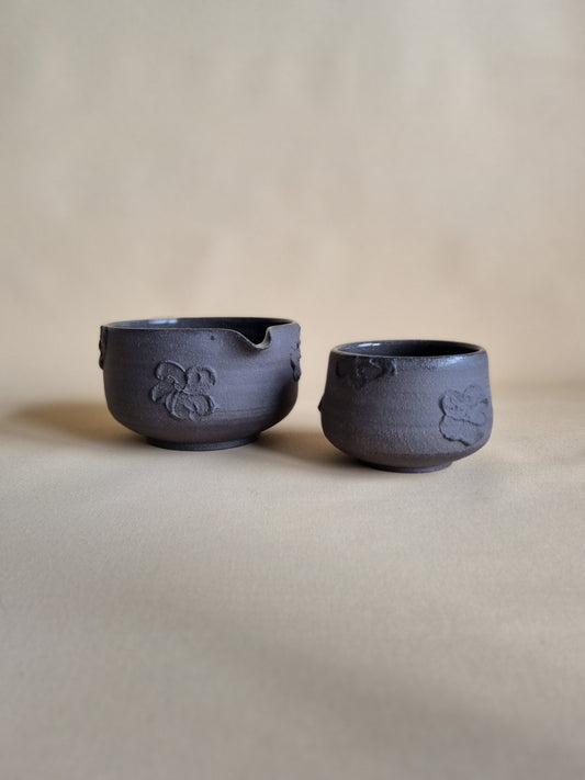 Bowl set: Floral Stone