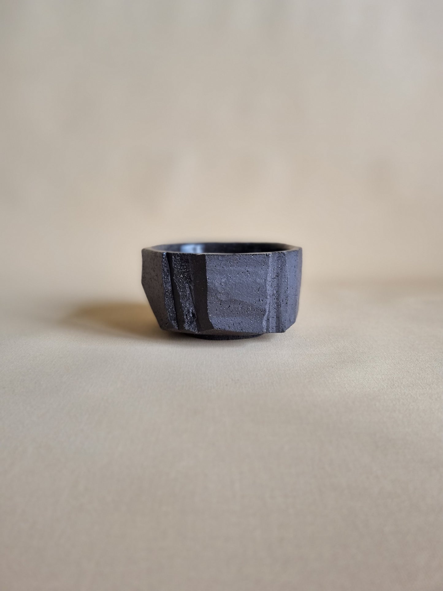 Kurinuki cup: Charcoal #01