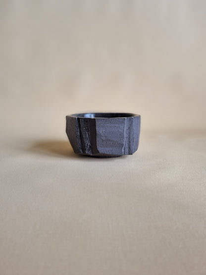 Kurinuki cup: Charcoal #01