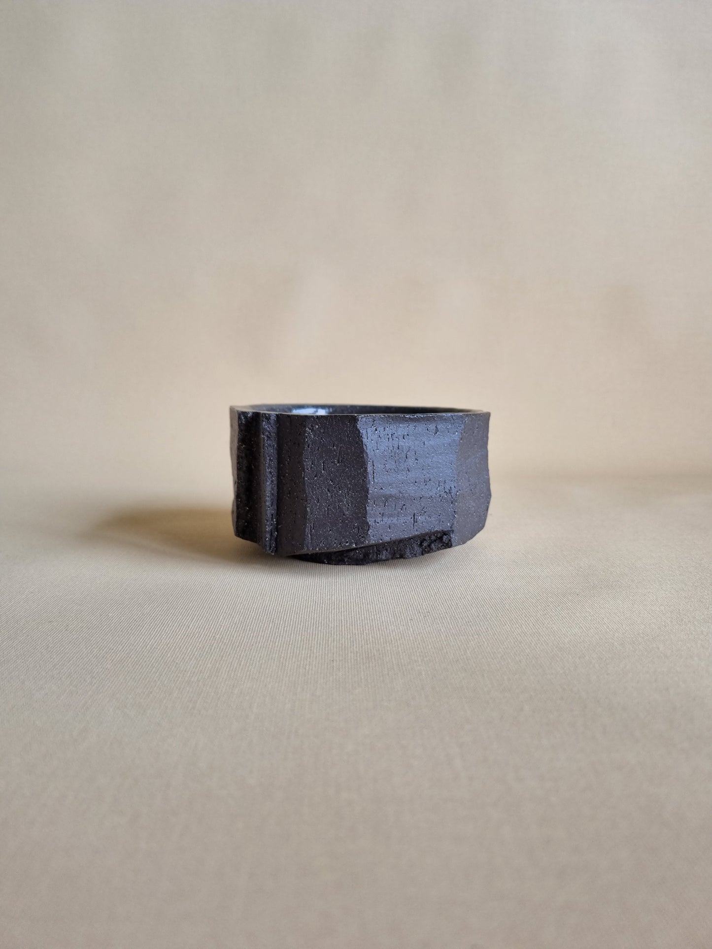 Kurinuki cup: Charcoal #01