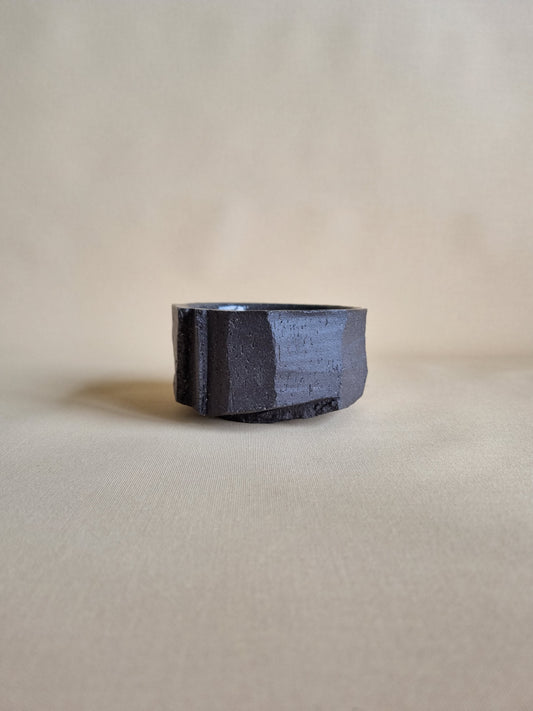 Kurinuki cup: Charcoal #01