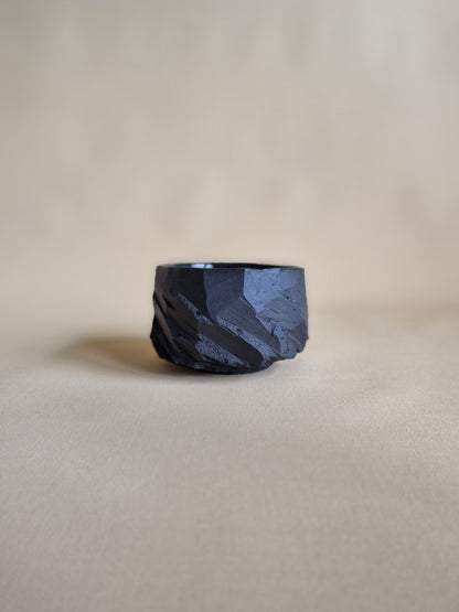 Kurinuki cup: Obsidian #01