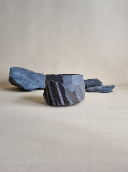 Kurinuki cup: Charcoal #04