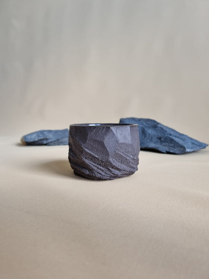 Kurinuki cup: Charcoal #02