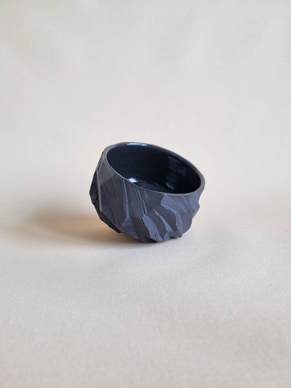 Kurinuki cup: Obsidian #02
