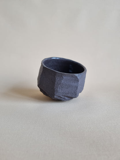 Kurinuki cup: Charcoal #05