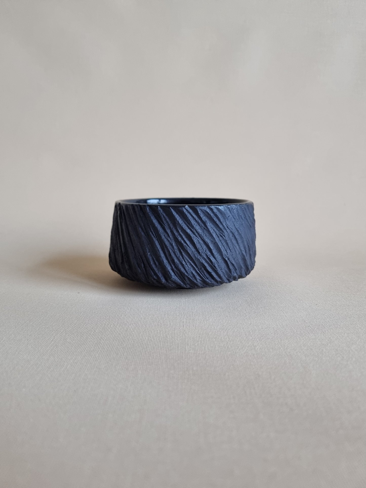 Kurinuki cup: Obsidian #03