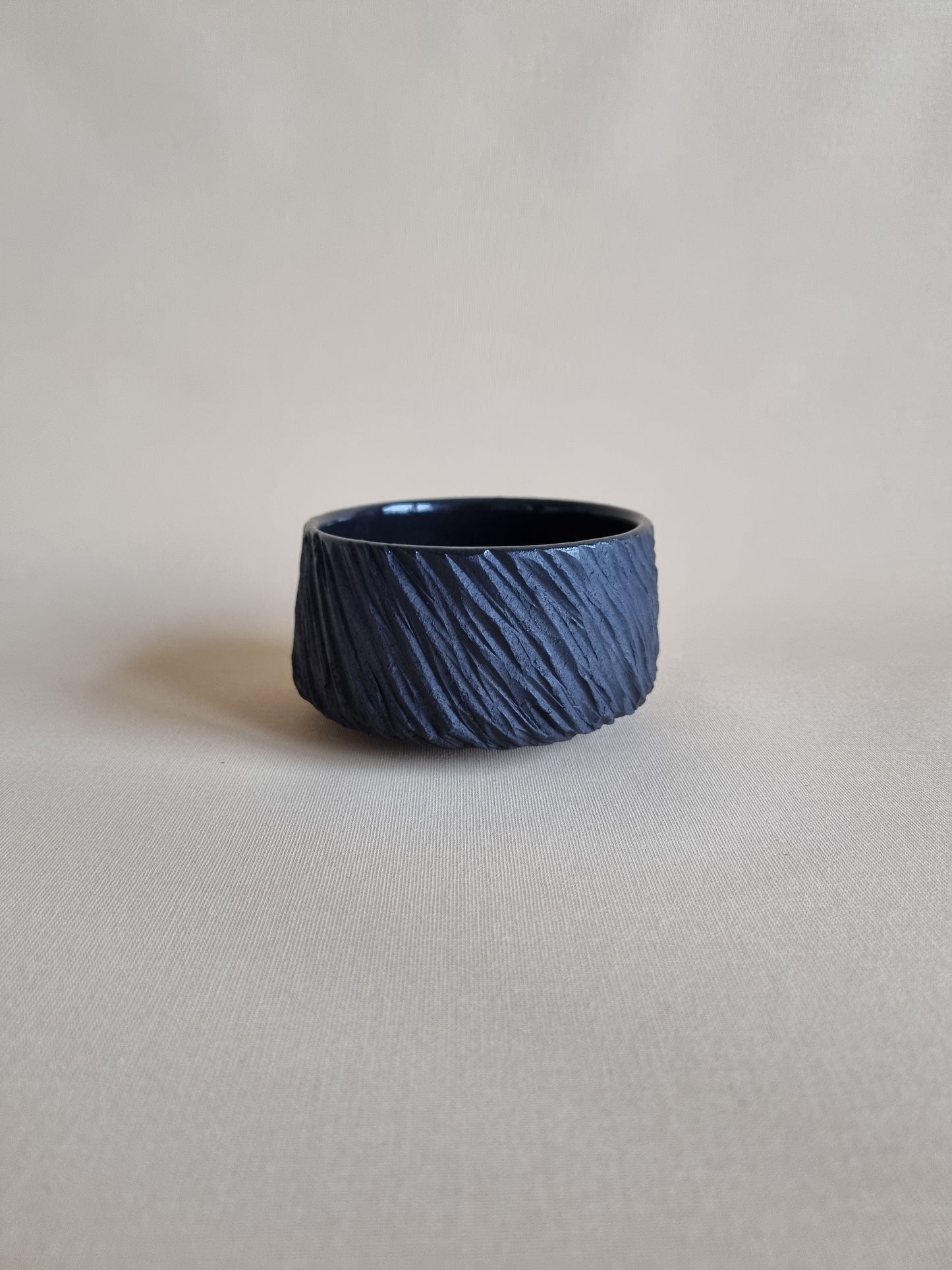 Kurinuki cup: Obsidian #03