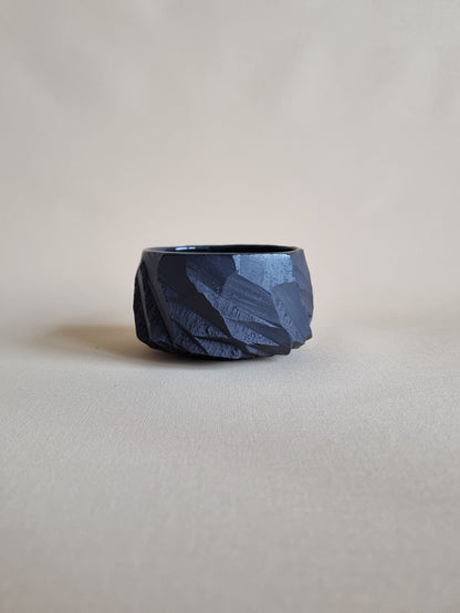 Kurinuki cup: Obsidian #05