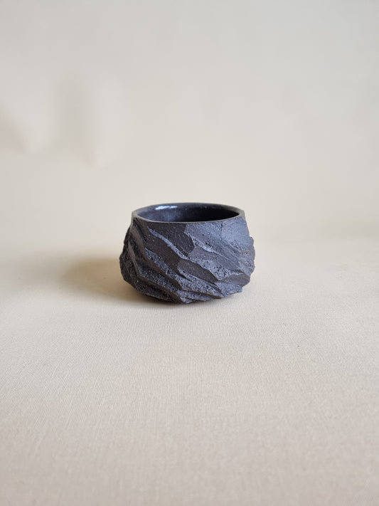 Kurinuki cup: Charcoal #01