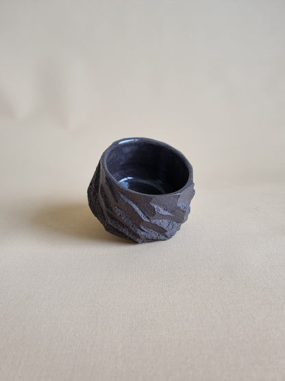 Kurinuki cup: Charcoal #01