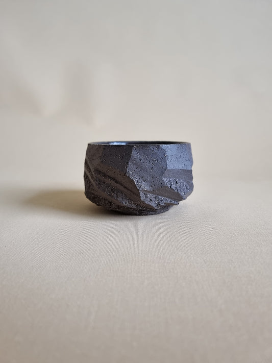 Kurinuki cup: Charcoal #02