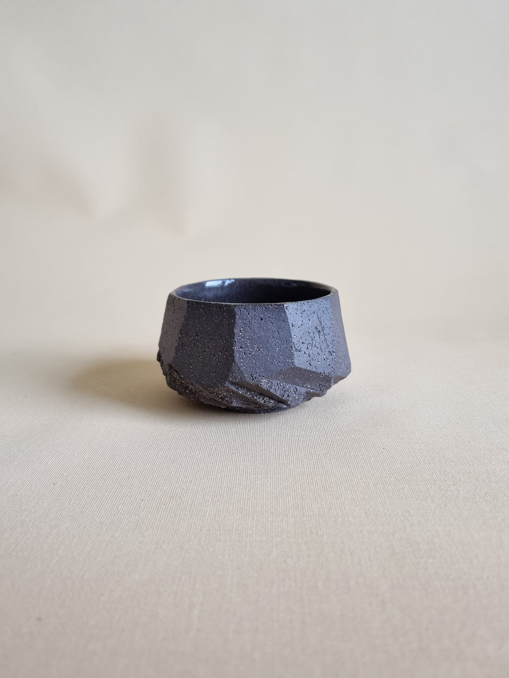 Kurinuki cup: Charcoal #03