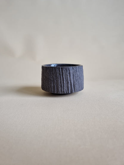 Kurinuki cup: Charcoal #04