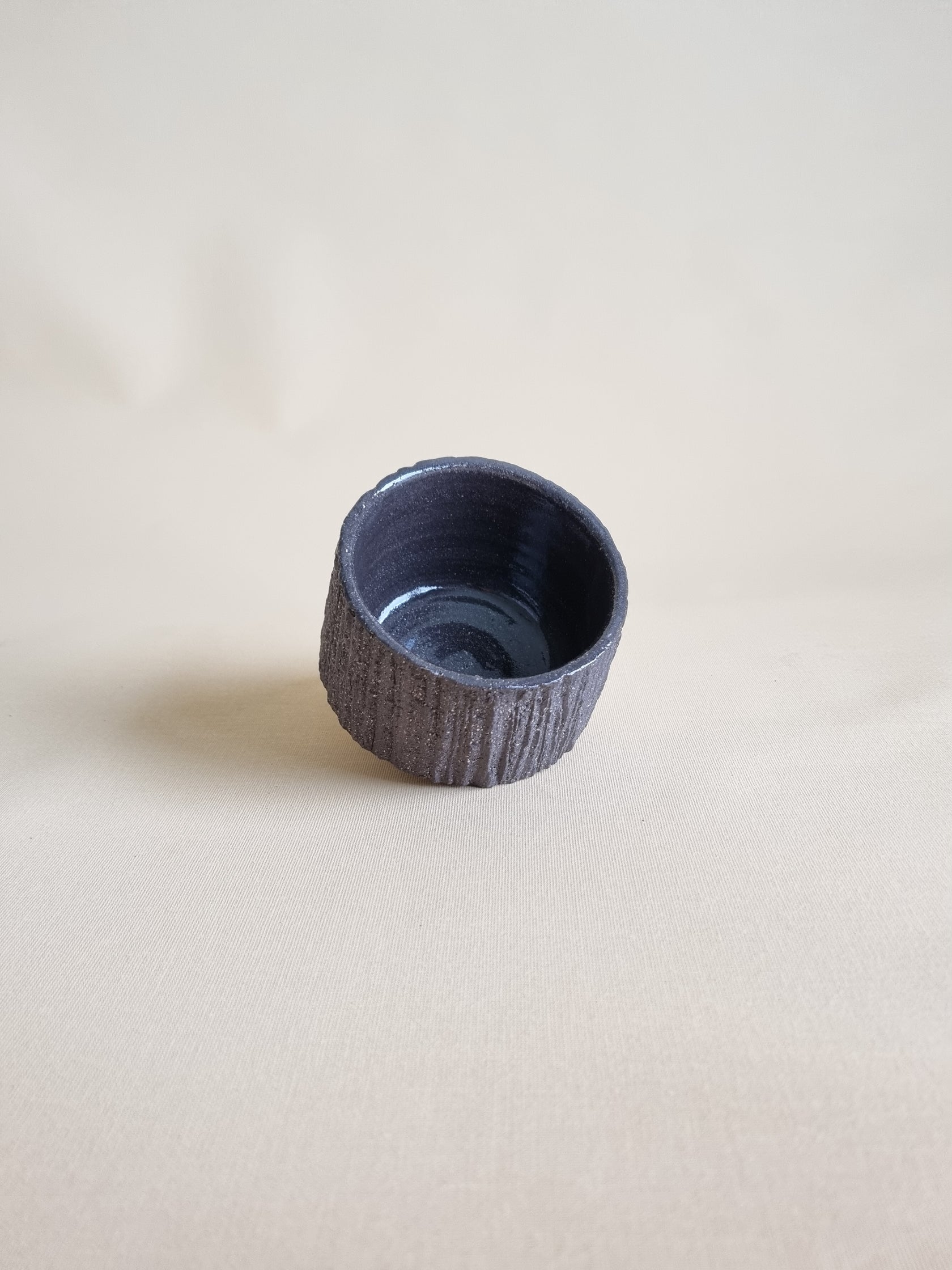 Kurinuki cup: Charcoal #04