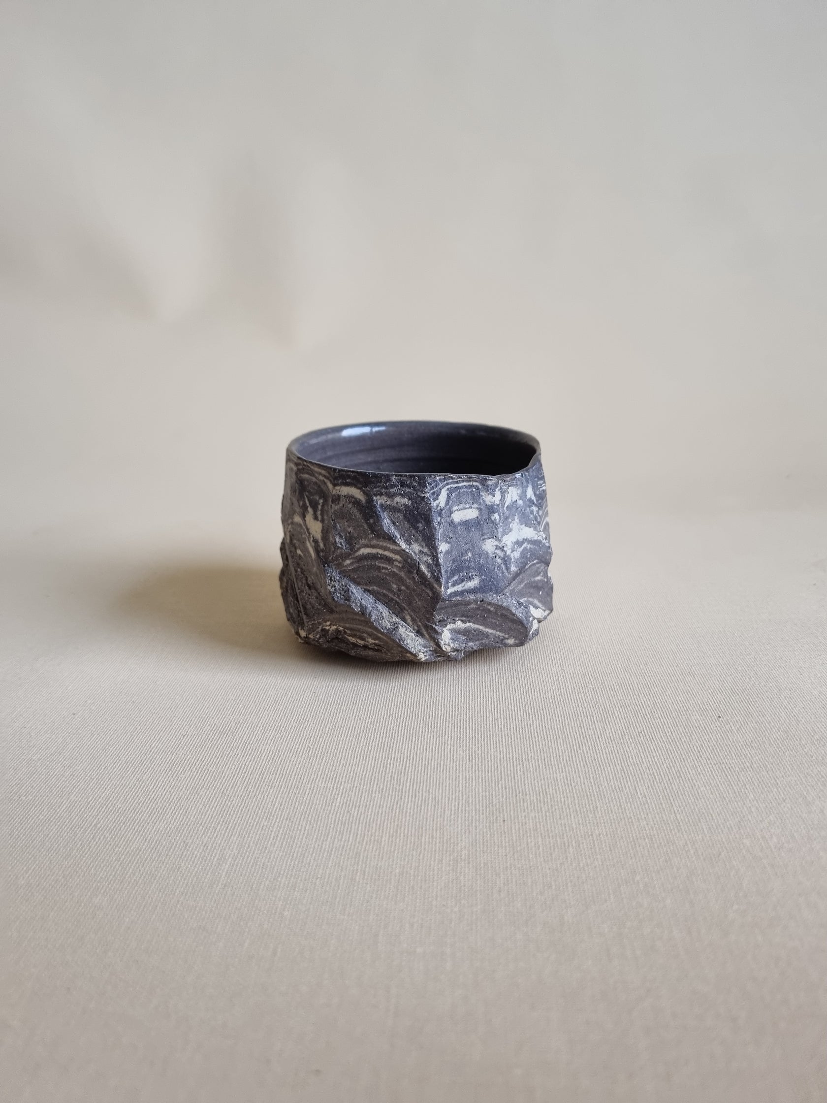 Kurinuki cup: Marble cake #01