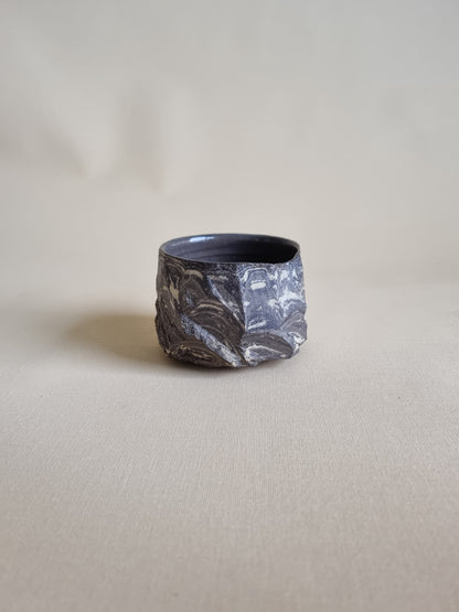 Kurinuki cup: Marble cake #01