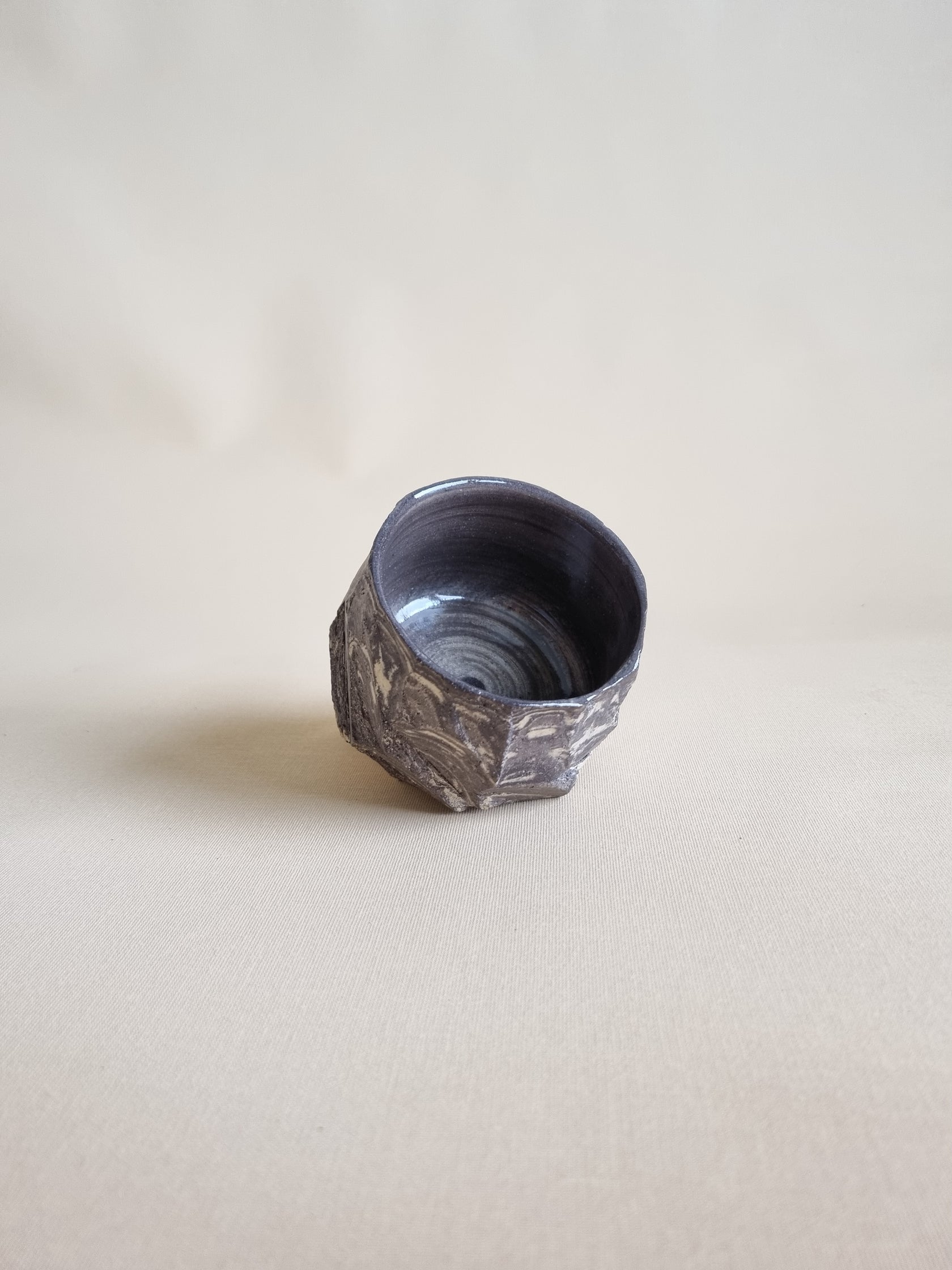 Kurinuki cup: Marble cake #01