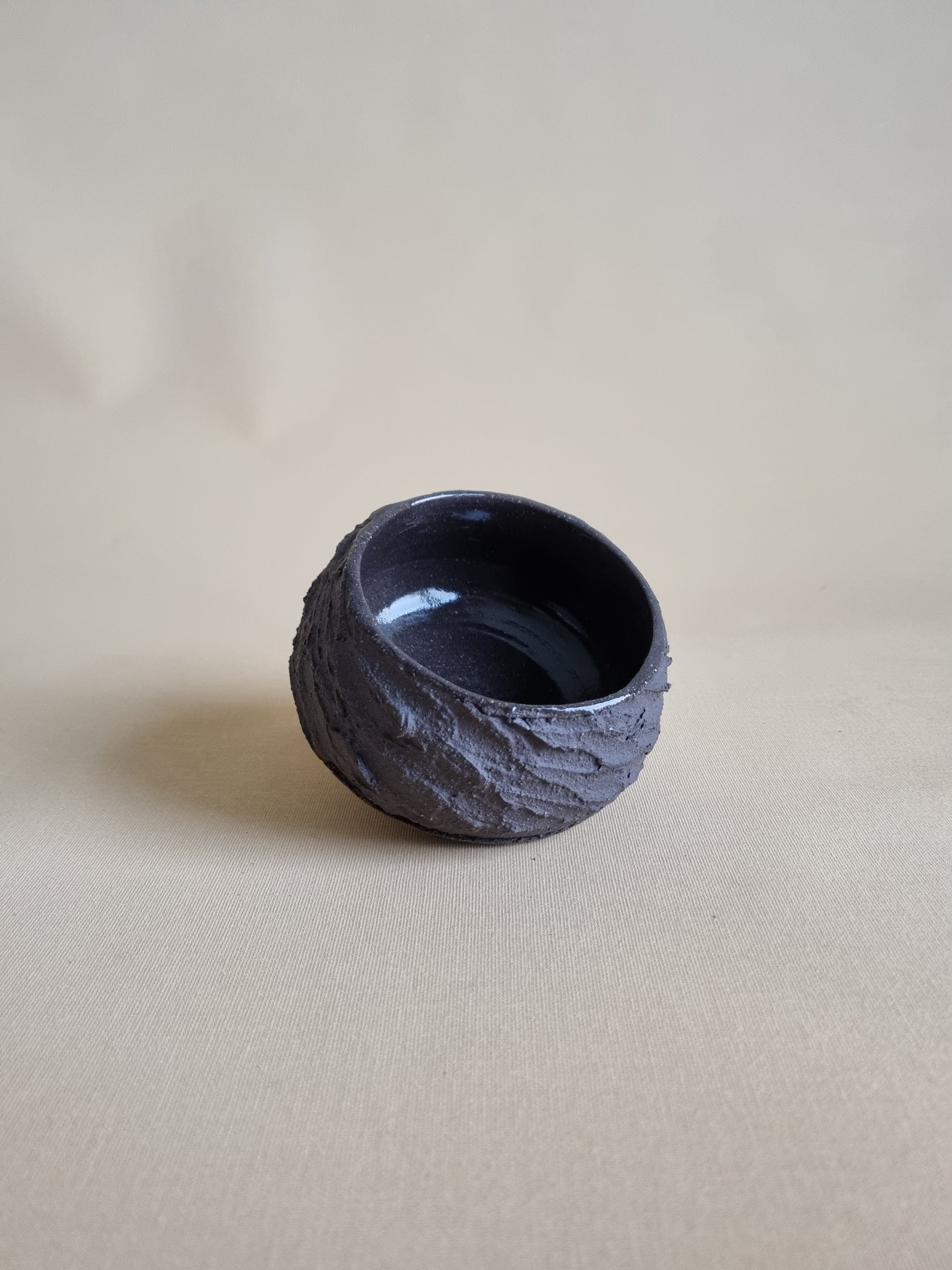 Kurinuki cup: Charcoal #05