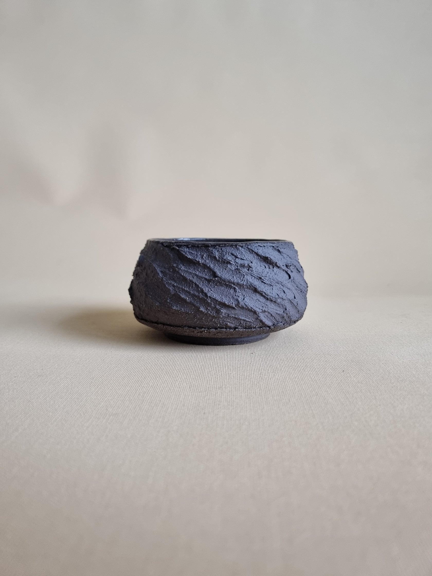 Kurinuki cup: Charcoal #05