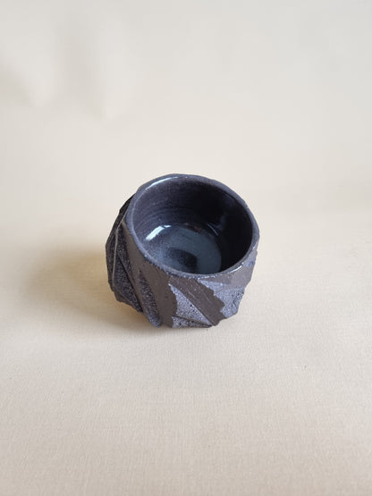 Kurinuki cup: Charcoal #07