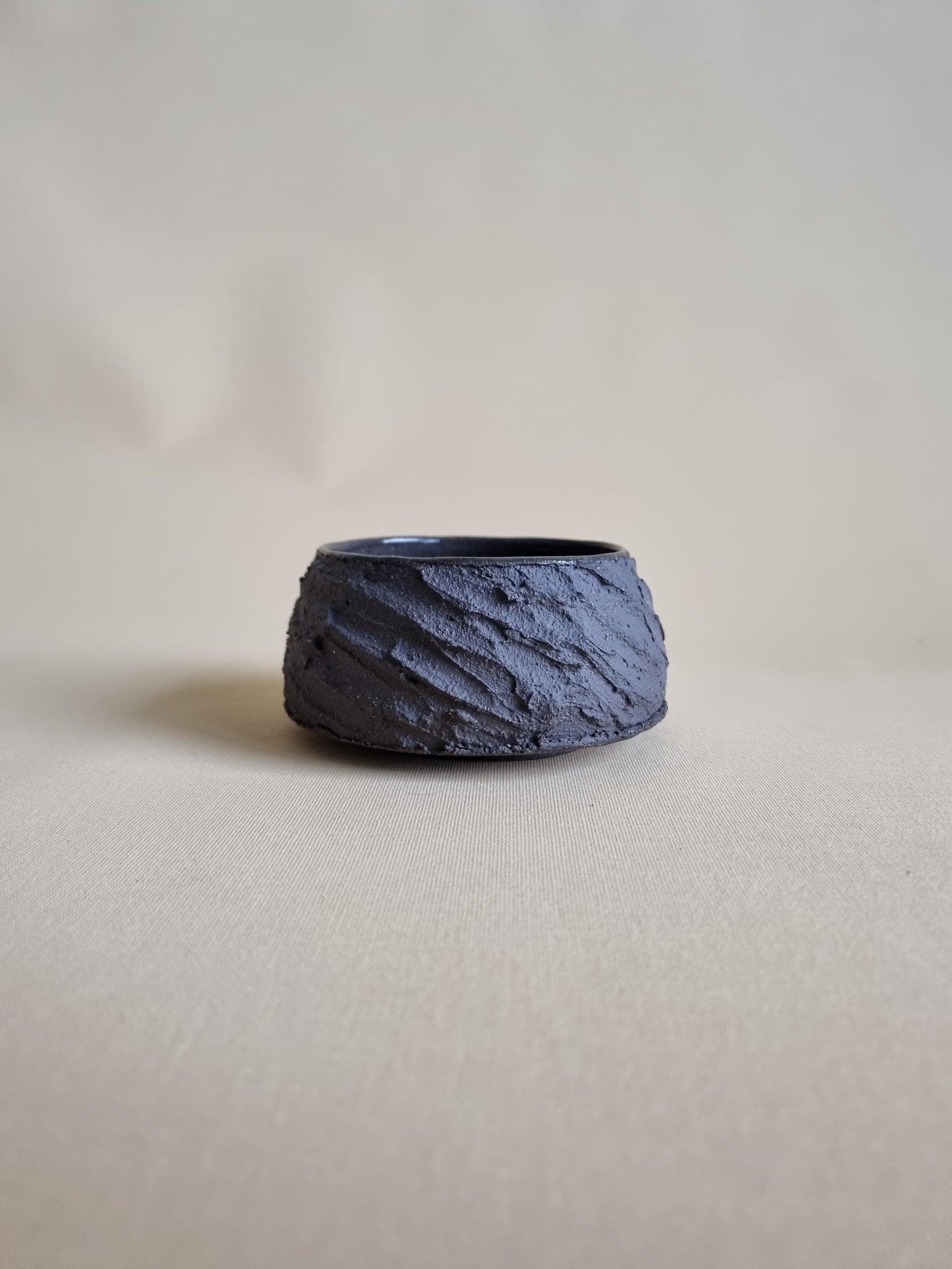 Kurinuki cup: Charcoal #08