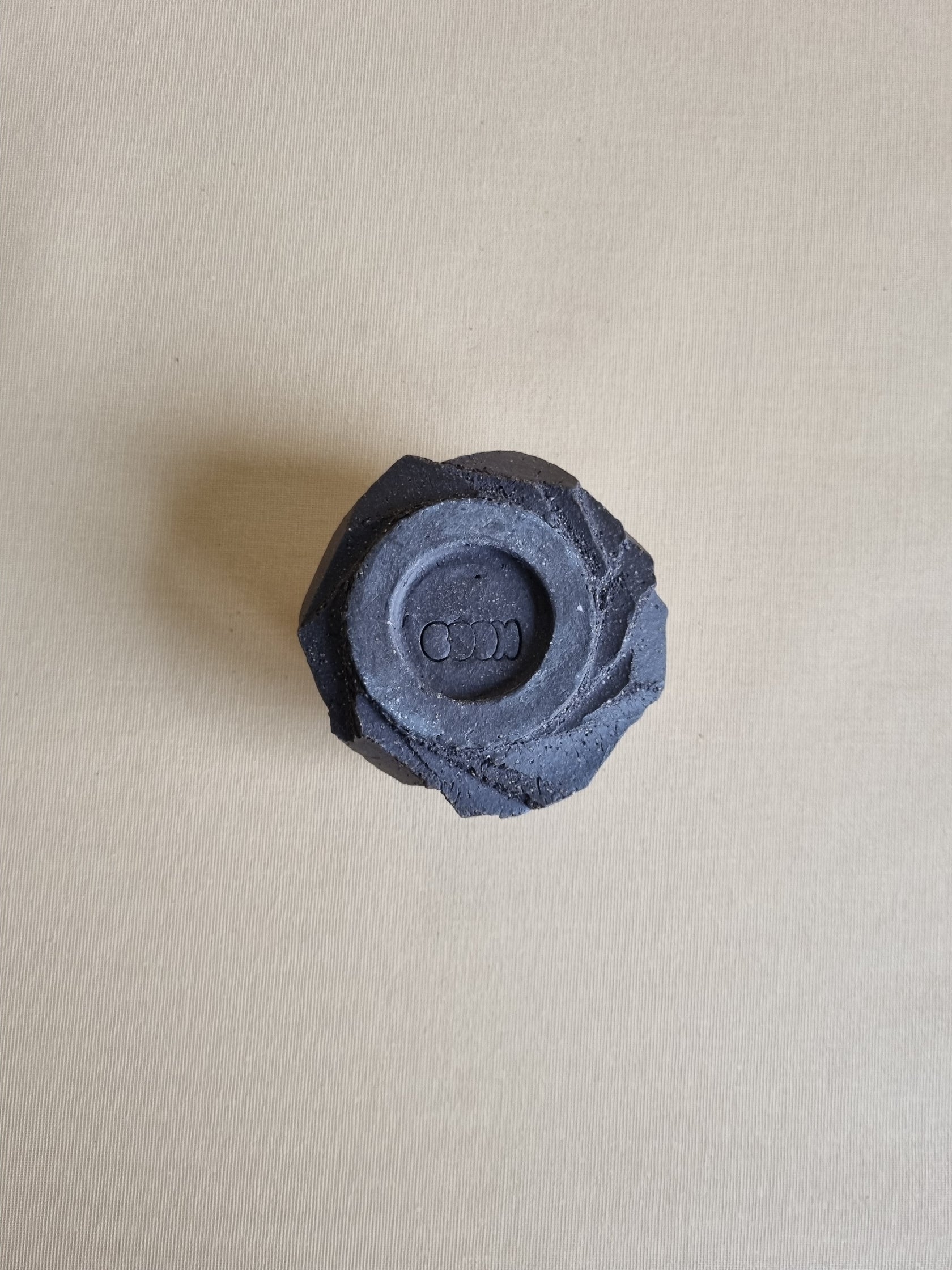 Kurinuki cup: Charcoal #09