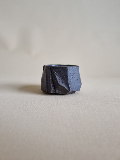 Kurinuki cup: Charcoal #09