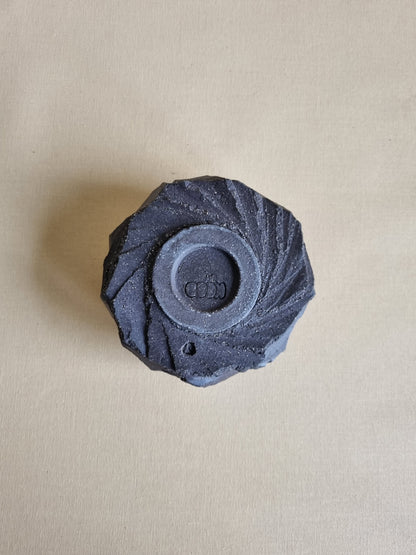 Kurinuki cup: Charcoal #10