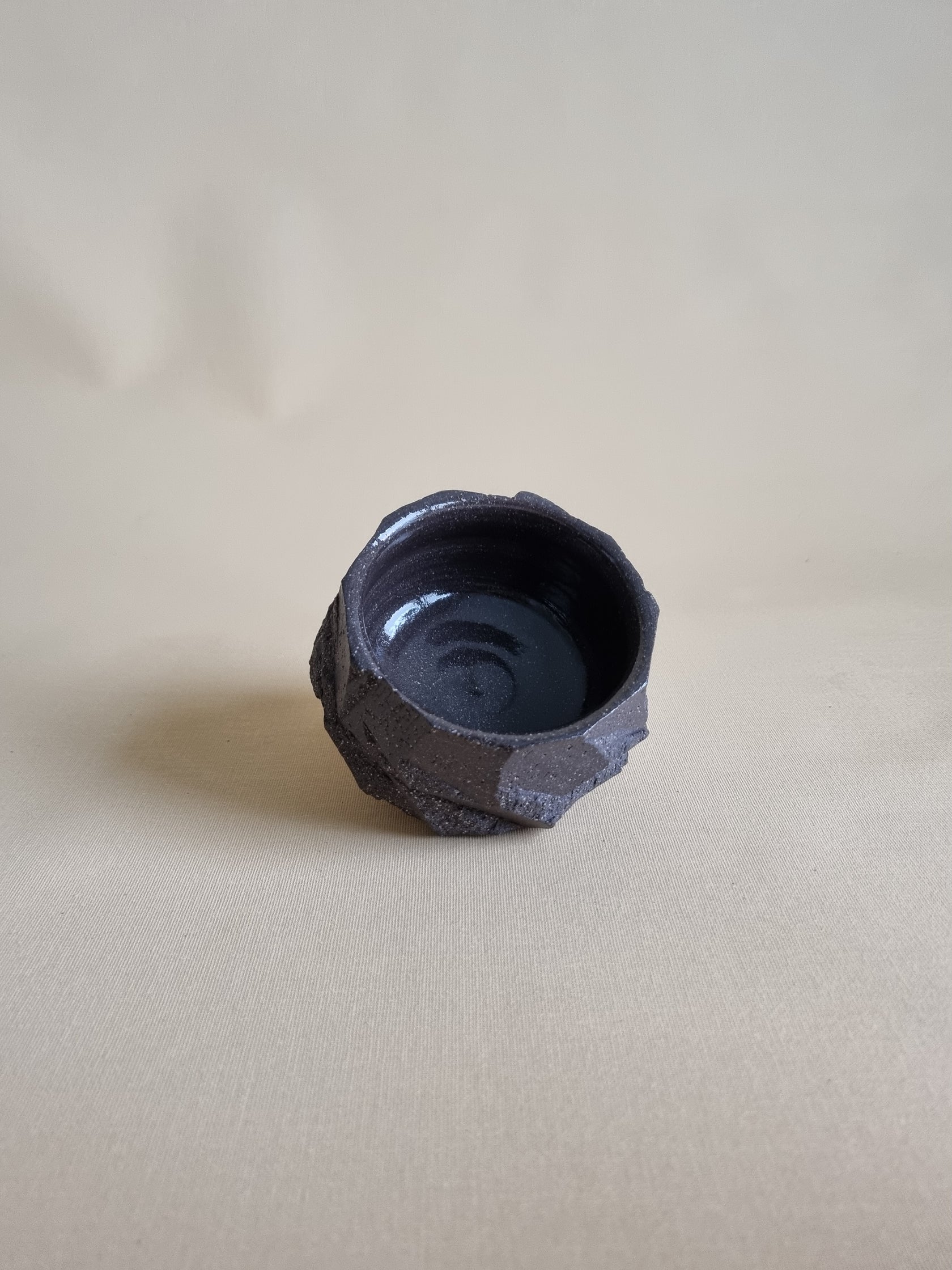 Kurinuki cup: Charcoal #10