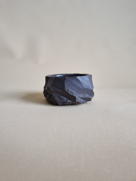 Kurinuki cup: Charcoal #10