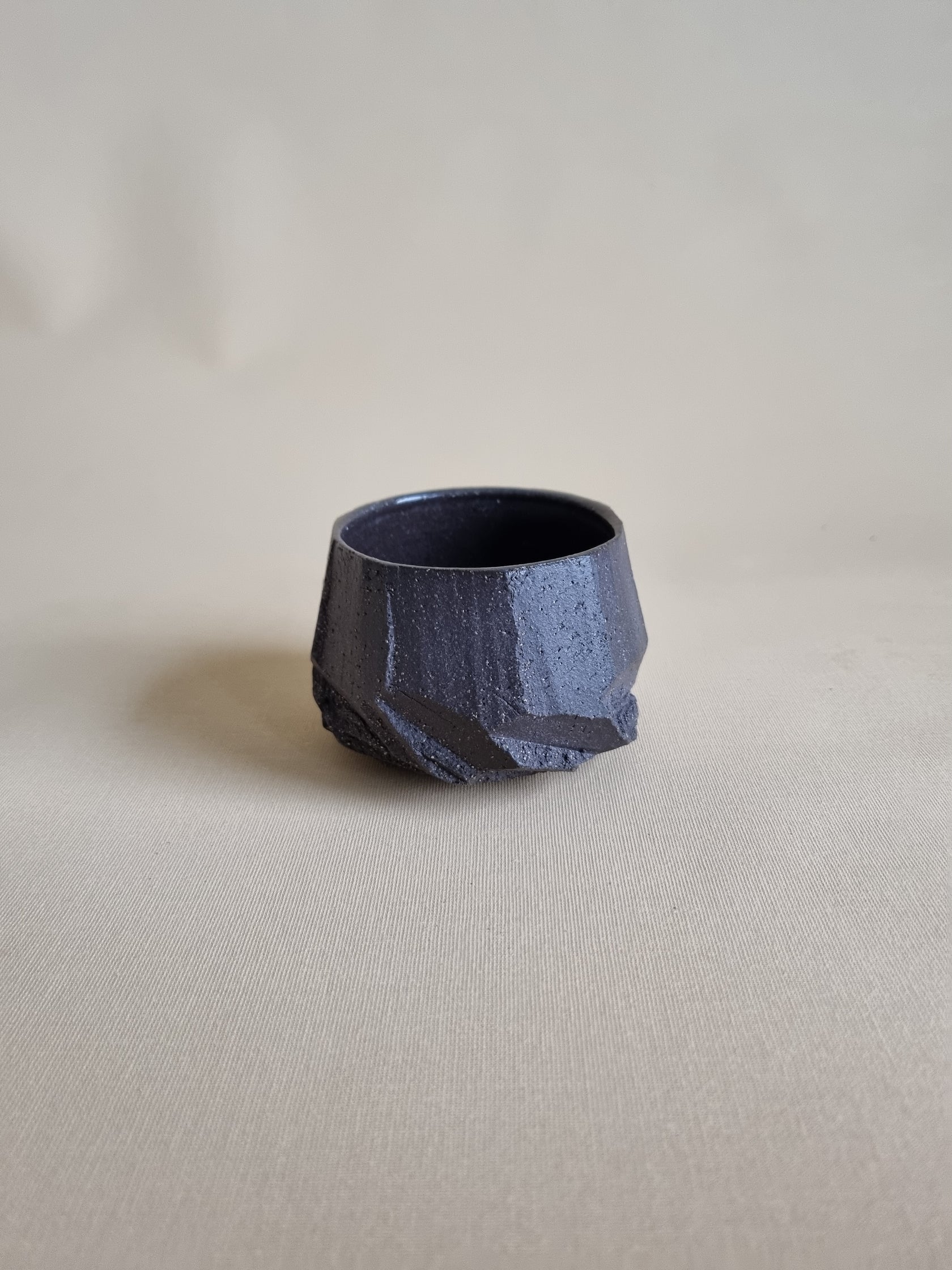 Kurinuki cup: Charcoal #11