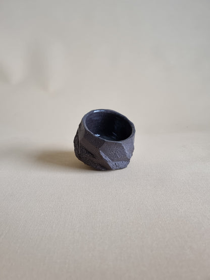 Kurinuki cup: Charcoal #12