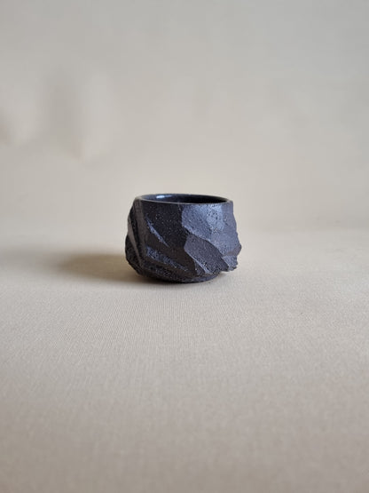 Kurinuki cup: Charcoal #15
