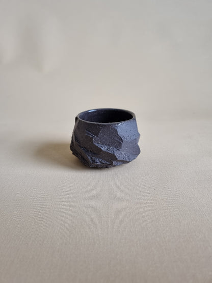 Kurinuki cup: Charcoal #15
