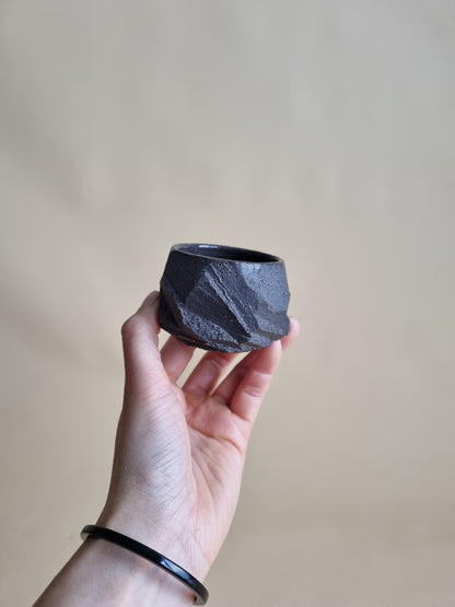 Kurinuki cup: Charcoal #15