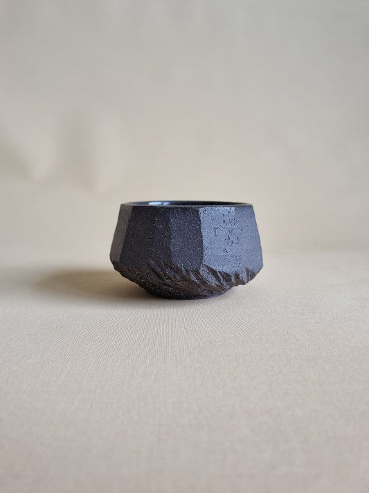Kurinuki cup: Charcoal #16