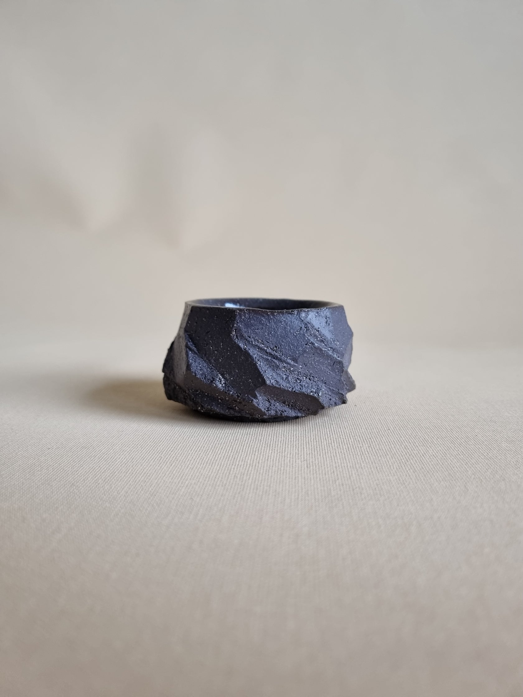 Kurinuki cup: Charcoal #17